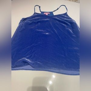 NWT Lilly Pulitzer Dusk Velvet Royal Purple Top